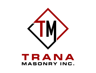 Trana Masonry Inc. logo design by cintoko