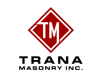 Trana Masonry Inc. logo design by cintoko