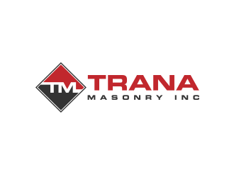 Trana Masonry Inc. logo design by Inlogoz