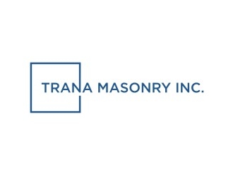 Trana Masonry Inc. logo design by savana