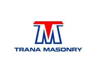 Trana Masonry Inc. logo design by Coolwanz