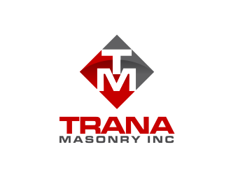 Trana Masonry Inc. logo design by evdesign