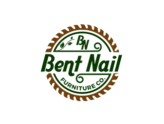Bent Nail Furniture Co. logo design by Leebu