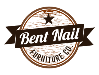 Bent Nail Furniture Co. logo design by Dakon
