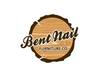 Bent Nail Furniture Co. logo design by Dawnxisoul393