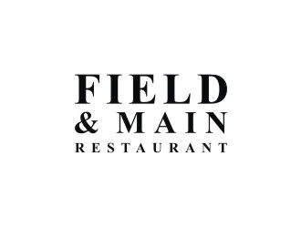 FIELD & MAIN RESTAURANT logo design by Adundas