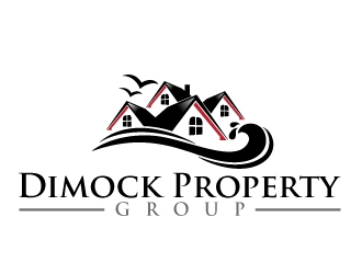 Dimock Property Group logo design by Dawnxisoul393