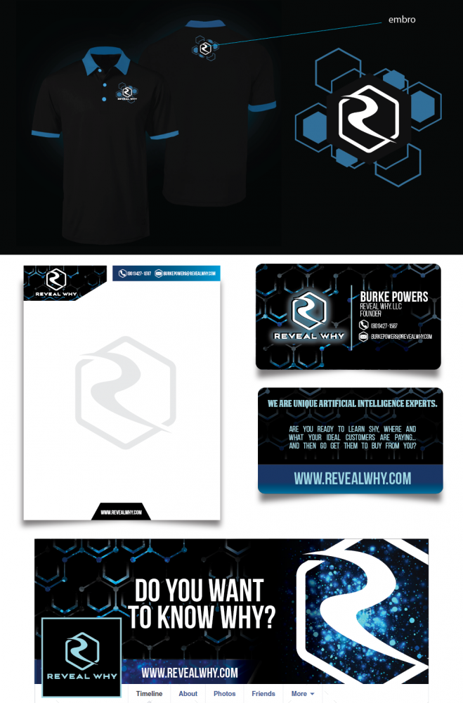 Reveal Why, LLC logo design by justine