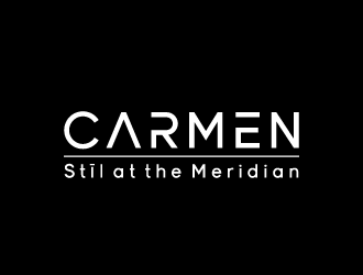 Carmen Stīl At The Meridian logo design by bluespix