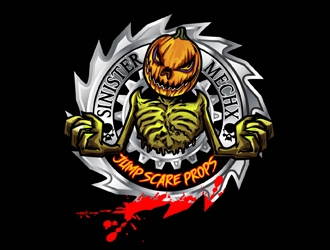 Halloween Animatronic Prop Logo Update and Revision logo design by DreamLogoDesign