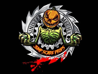 Halloween Animatronic Prop Logo Update and Revision logo design by DreamLogoDesign