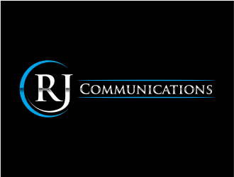 RJ Communications logo design by amazing