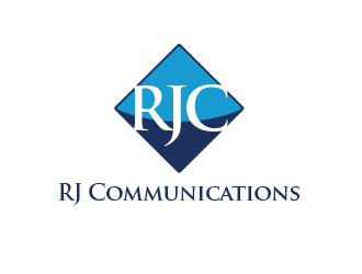 RJ Communications logo design by BeDesign