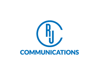 RJ Communications logo design by pencilhand