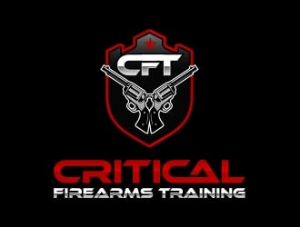Critical Firearms Training logo design by MarkindDesign