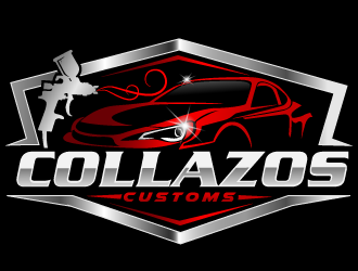 Collazos Customs logo design by THOR_