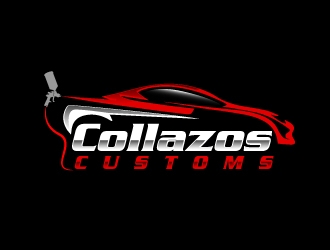 Collazos Customs logo design by ElonStark