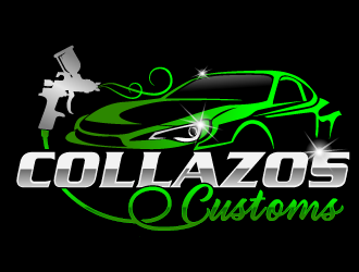 Collazos Customs logo design by THOR_
