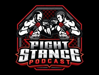 Fight Stance Podcast logo design by ZedArts
