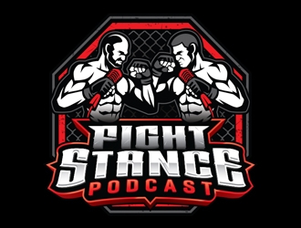 Fight Stance Podcast logo design by ZedArts