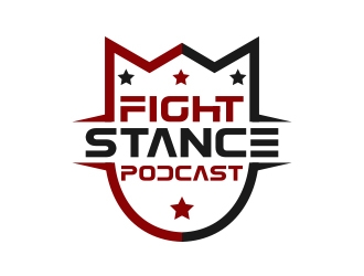 Fight Stance Podcast logo design by shernievz