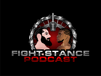 Fight Stance Podcast logo design by Republik