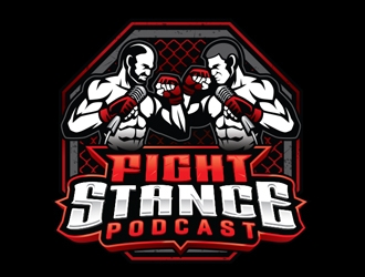 Fight Stance Podcast logo design by ZedArts