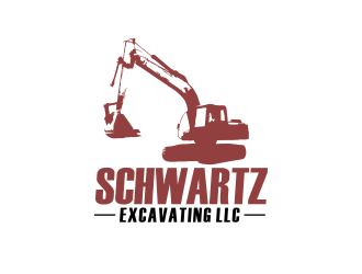schwartz excavating llc logo design by imagine
