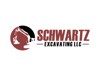 schwartz excavating llc logo design by imagine