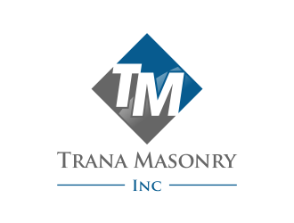 Trana Masonry Inc. logo design by Girly