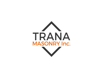 Trana Masonry Inc. logo design by SmartTaste