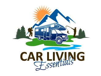 Car Living Essentials logo design by Dawnxisoul393