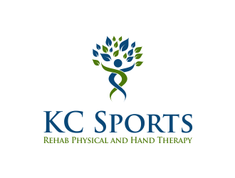 KC Sports Rehab Physical and Hand Therapy logo design by Girly