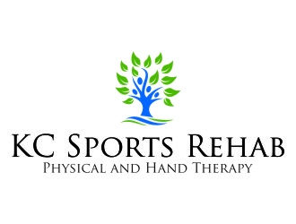 KC Sports Rehab Physical and Hand Therapy logo design by jetzu