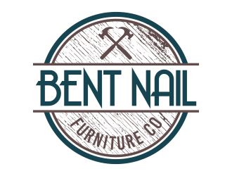 Bent Nail Furniture Co. logo design by Dakon