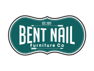Bent Nail Furniture Co. logo design by Girly