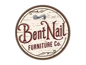 Bent Nail Furniture Co. logo design by dimas24