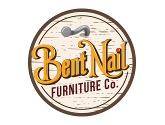 Bent Nail Furniture Co. logo design by dimas24