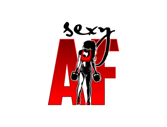 SEXY AF logo design by torresace