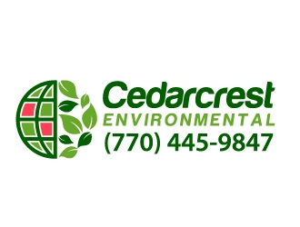 Cedarcrest Environmental logo design by Dawnxisoul393