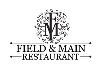 FIELD & MAIN RESTAURANT logo design by uttam