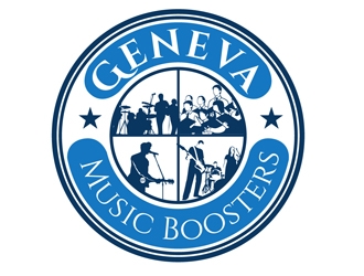 Geneva Music Boosters logo design by DreamLogoDesign