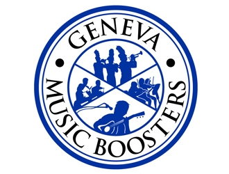 Geneva Music Boosters logo design by DreamLogoDesign