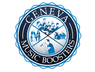 Geneva Music Boosters logo design by DreamLogoDesign