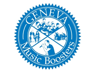 Geneva Music Boosters logo design by DreamLogoDesign