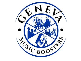 Geneva Music Boosters logo design by DreamLogoDesign