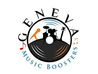 Geneva Music Boosters logo design by XyloParadise