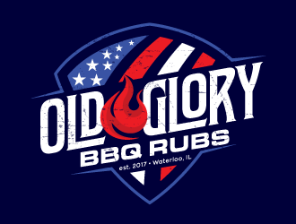 Old Glory BBQ Rubs logo design by PRN123