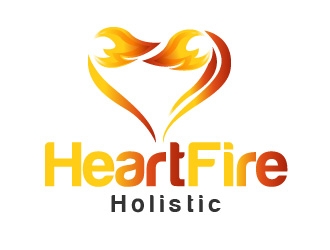 HeartFire Holistic logo design by shravya