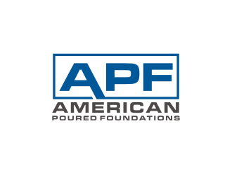 American Poured Foundations logo design by BintangDesign